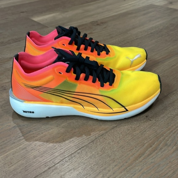 Puma Liberate Nitro Fireglow Running Men’s Shoes Size 8 Sneakers Gym Workout - Picture 6 of 15